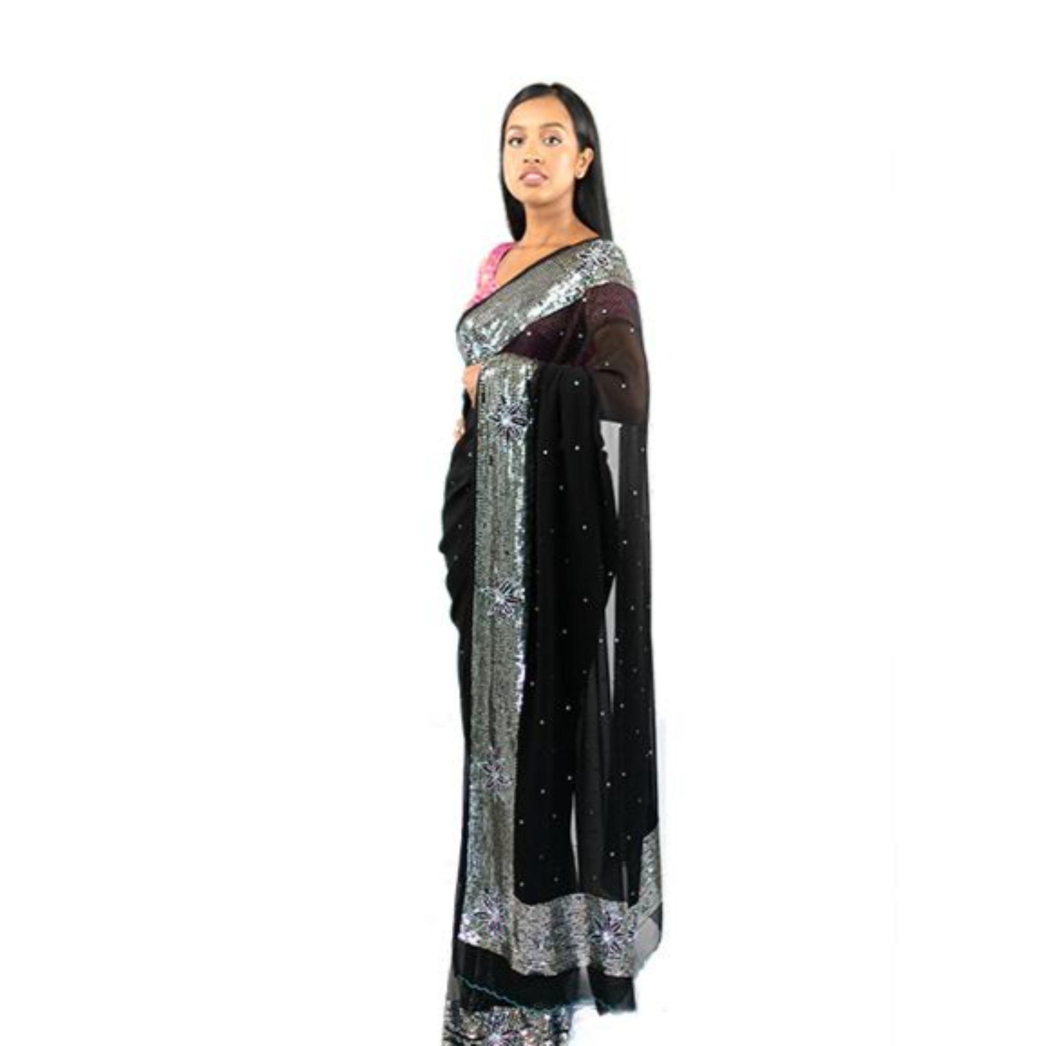 Black Saree