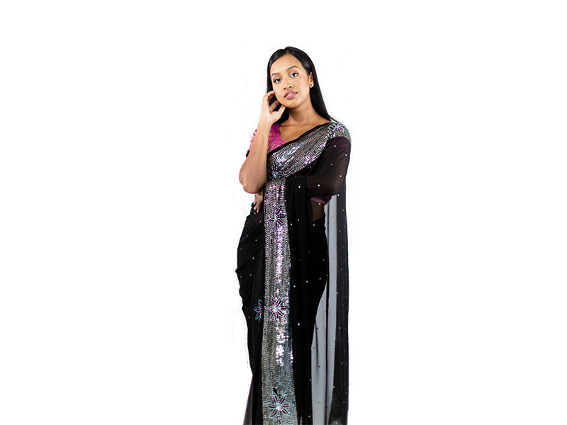 Black Saree