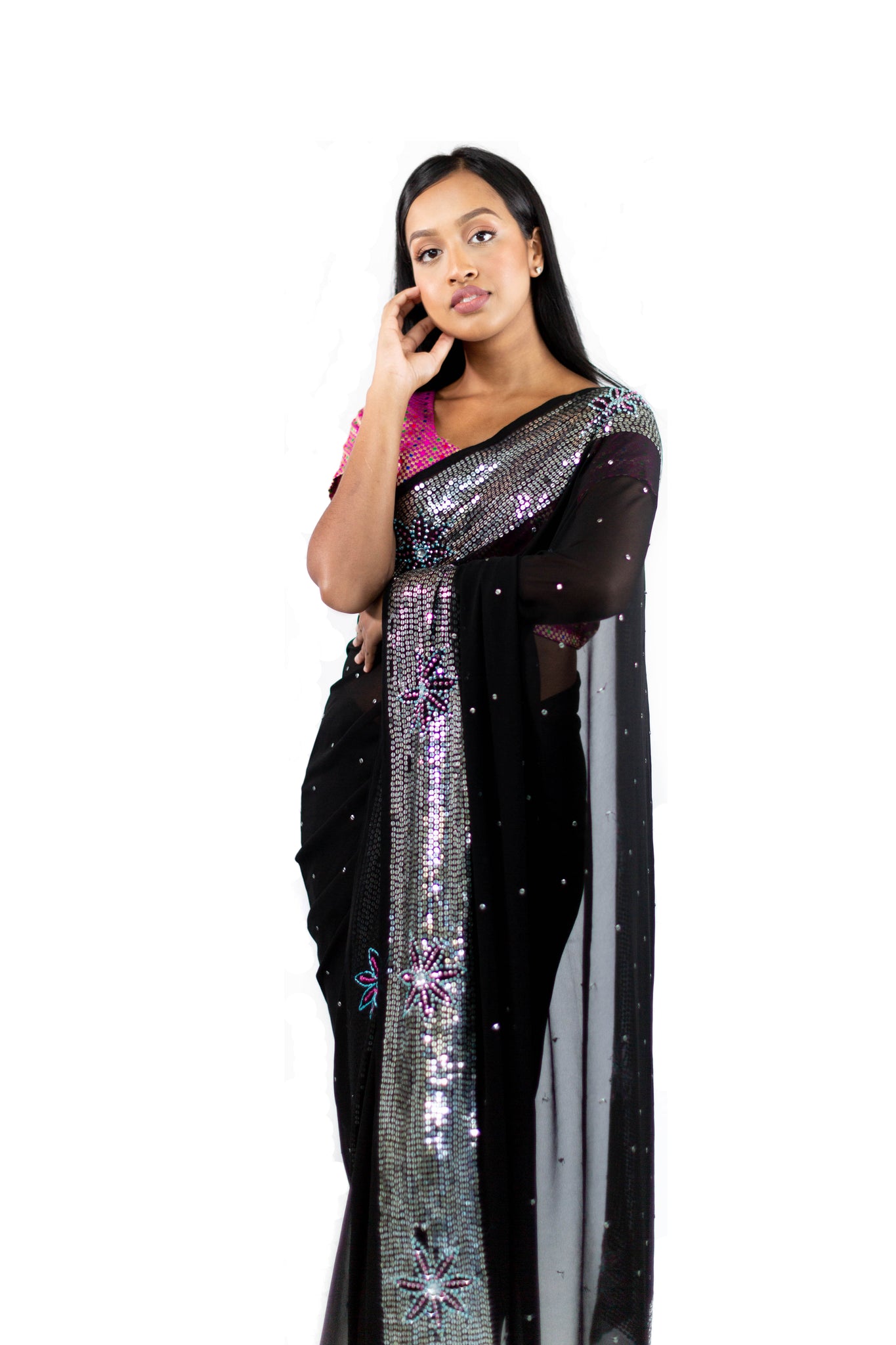 Black Saree