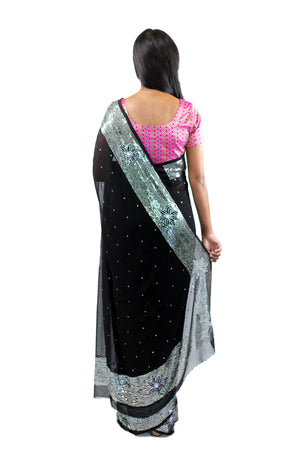 Black Saree