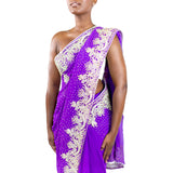 Purple Saree