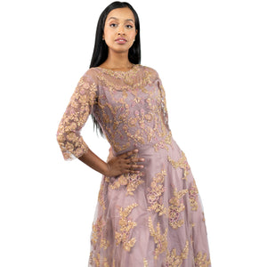 Dusty Lavender Anarkali Suit
